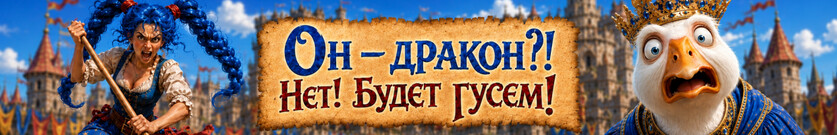Он - дракон! Нет! Будет гусем!