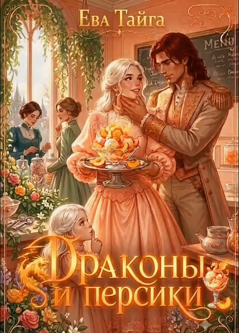 🍑Драконы и персики. Идеальный рецепт (любви) мороженого!🍑