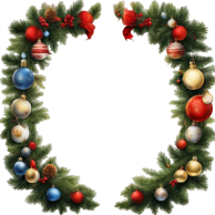 Новогодняя рамка 4